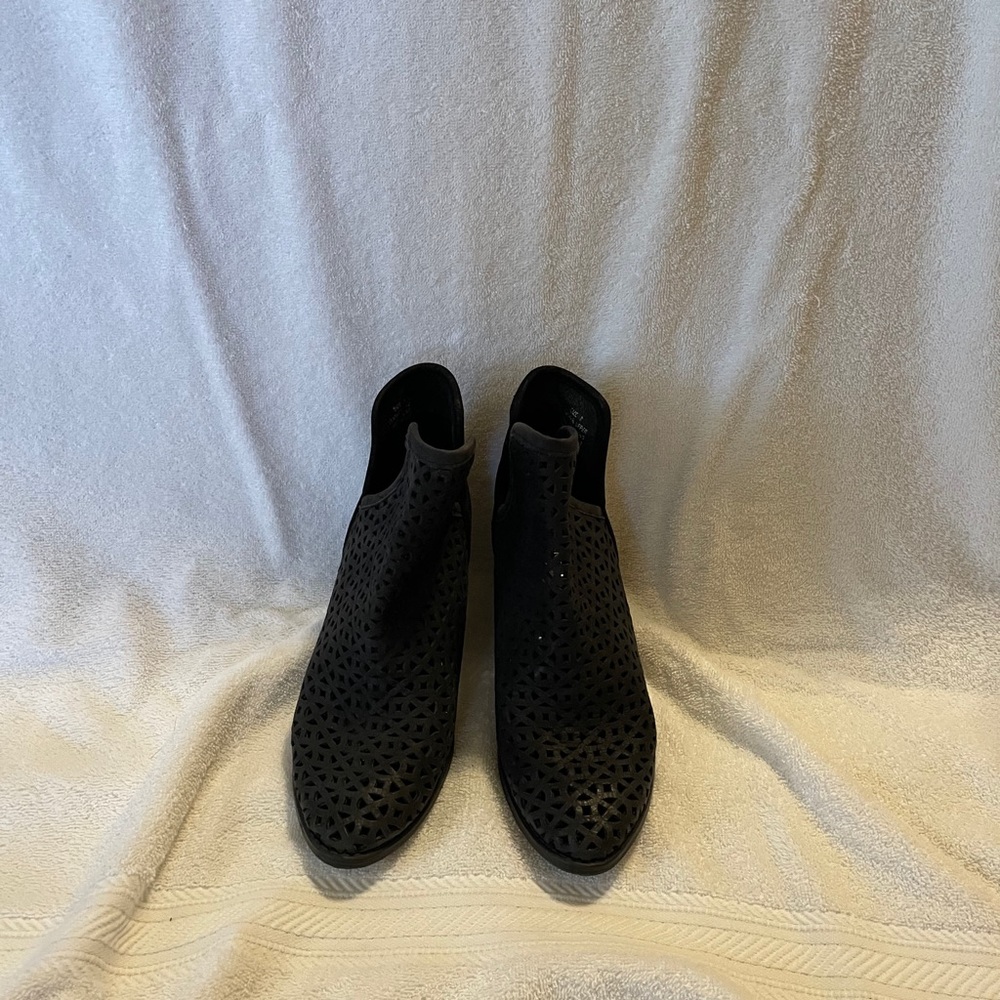 Black ankle boots